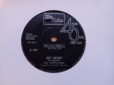 THE TEMPTATIONS - GET READY / MY GIRL - UK TAMLA - VG++