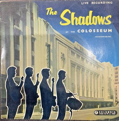 SHADOWS:EP"AT THE COLOSSEUM" SOUTH AFRICA ORIG COLUMBIA GREEN LABEL PRESS SCARCE
