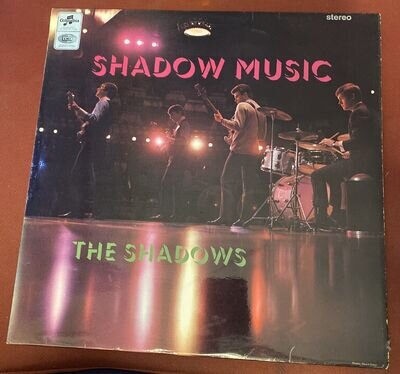 The Shadows - Shadow Music Vinyl 1st Pressing 1966 Stereo VG+/VG+
