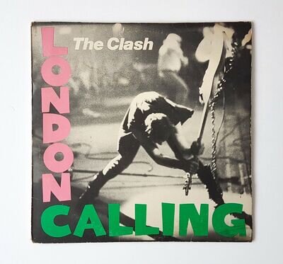 The Clash London Calling 1stPress NM Vinyl Double LP Sex Pistols Joe Strummer EX