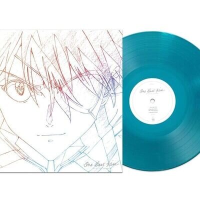 HIKARU UTADA - One Last Kiss - New Vinyl Record Vinyl LP Crystal Blue Evangelion