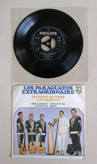 Los Paraguayos - Los Paraguayos Extraordinaire EP 7" Vinyl 1968 33.33 rpm