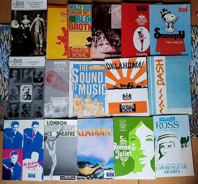 Vintage Collection of 15 Plymouth Theatre Royal Programmes 1984-1987