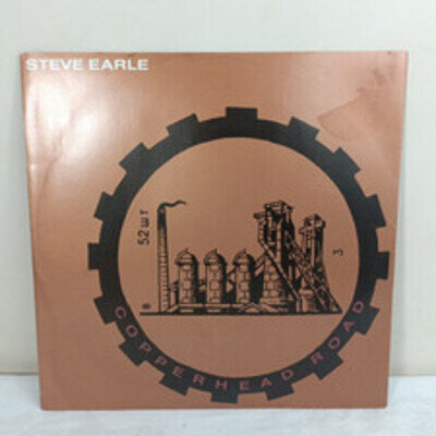 STEVE EARLE COPPERHEAD ROAD Vinyl MCAT 1280 12" SINGLE PICTURE SLEEVE 1989