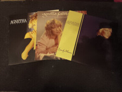 3 x Agnetha Fältskog - LPs - 2 of 3 are swedish pressings ( Abba )