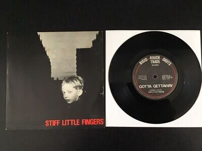 STIFF LITTLE FINGERS GOTTA GETTAWAY UK VG / VG PUNK WITH FREE SUSPECT DEVICE