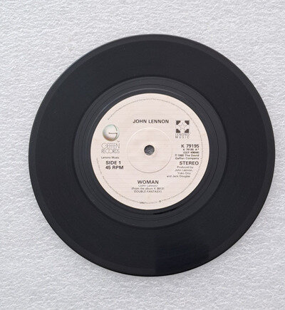 John Lennon Woman/Yoko Ono Beautiful Boys 7" 45rpm Single Vinyl/Record-GEF 49644