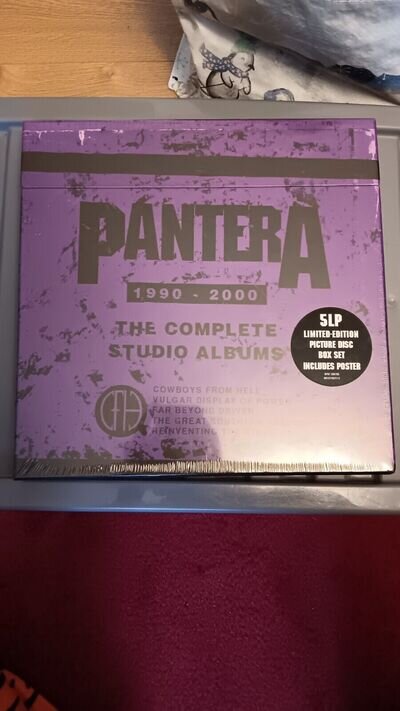 Pantera The Complete Studio Albums Picture Disc Vinyl Box Set 5LP + Poster