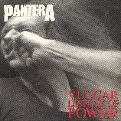 PANTERA - VULGAR DISPLAY OF POWER Vinyl LP "White & Grey Marbled" BRAND NEW