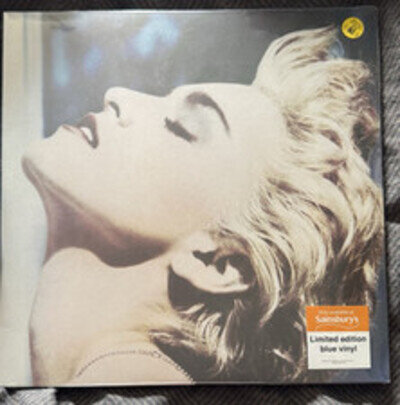 Madonna TRUE BLUE SAINSBURY'S BLUE VINYL LIMITED EDITION SEALED
