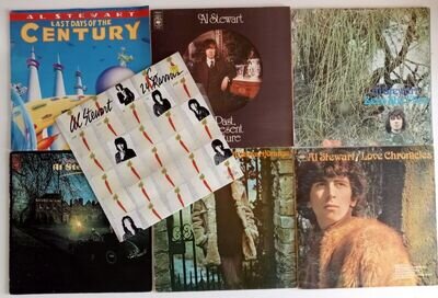 AL STEWART 7 X VINYL LPs Love Chronicles / Zero / Orange / Modern / Carrots etc