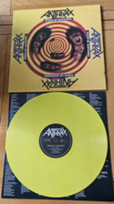Anthrax State of Euphoria Special Edition Yellow Vinyl 2014
