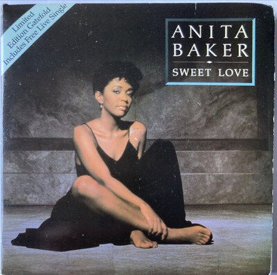 1986 LTD EDITION 2 x45 ANITA BAKER SWEET LOVE /NO ONE IN THE WORLD + LIVE RECORD