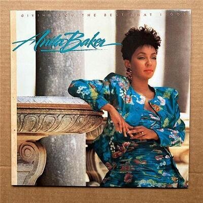 ANITA BAKER GIVING YOU THE BEST THAT I GOT LP WITH INNER SLEEVE 1988 GERMAN