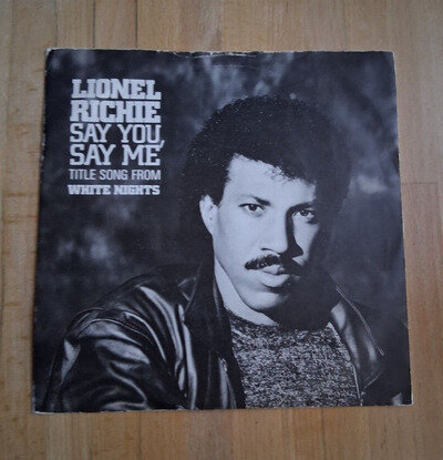 Lionel Richie- Say You, Say Me- Can’t Slow Down- Motown Records 7” 1985