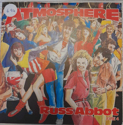 Russ Abbot - Atmosphere (1984) 7" Single + Pic Sleeve - FREE POSTING