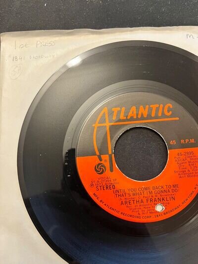 # ORIGINAL SOUL 45 - Aretha Franklin - Until You Come Back To Me / If You Don't