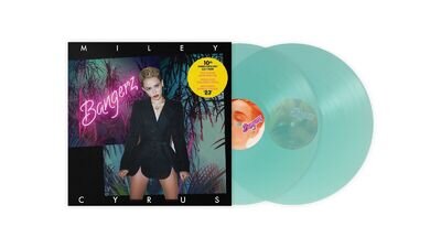 MILEY CYRUS - BANGERZ: 10TH ANNIVERSARY 2X SEA GLASS VINYL LP (NEW)