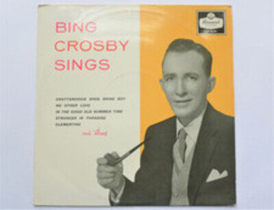 Bing Crosby Bing Crosby Sings LP Brunswick LAT8281 EX/EX 1959 Bing Crosby Sings