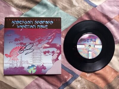 RICK WAKEMAN Hand Signed ABWH Order Of The Universe 7" Autograph (YES + Strawbs)