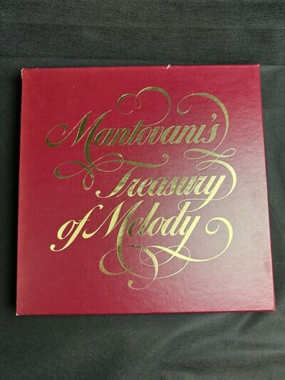🎶🎻 Mantovani's Treasury of Melody – 8xLP Reader's Digest GMEL-8B Box Set