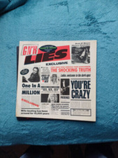 Guns N' Roses GNR Lies LP Vinyl Record 1988 Geffen WX 218