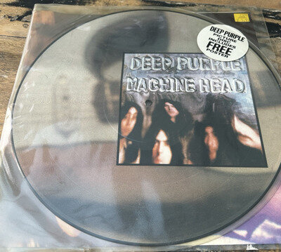 Deep Purple Machine Head Picture Disc Vinyl LP - 1985 - With Poster