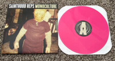 Sainthood Reps “Monoculture” Pink Color Vinyl LP MxPx NOFX Underoath Norma Jean