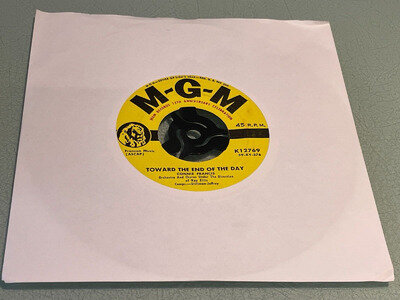 Connie Francis - Toward The End of The Day - If I Didn't Care - Vinyl 7" Single