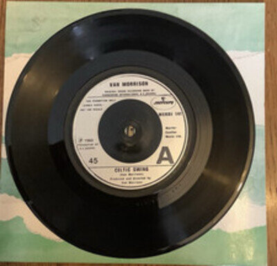 Van Morrison Celtic Swing UK Promo Single In Picture sleeve