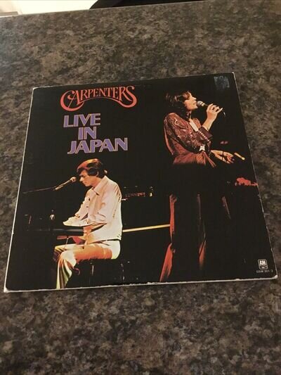 Carpenters - Live In Japan Rare Gatefold Double Lp Set 1974 Japan Original Press