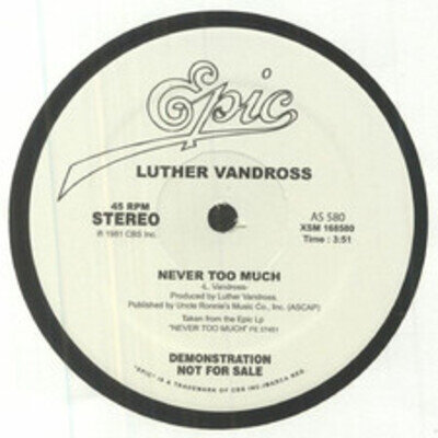 VANDROSS, Luther - Never Too Much - Vinyl (12")