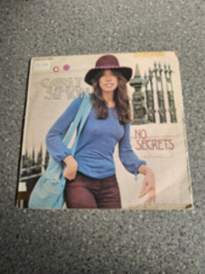 Carly Simon. No Secrets. Vinyl Album
