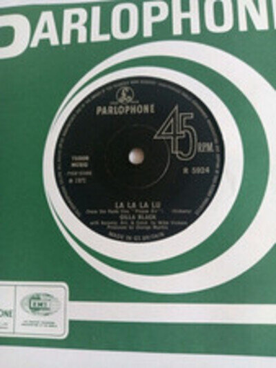 Cilla Black - La La La Lu "Please Sir" Film Theme ( R 5924) EX Vinyl Record 7"