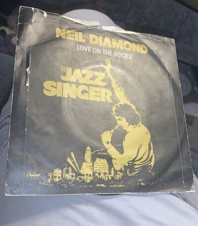 Neil Diamond - Love On The Rocks (7" single) picture sleeve CL 16173