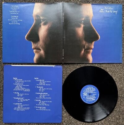 PHIL COLLINS Hello, I Must Be Going! 1982 UK Vinyl LP