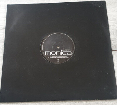 Monica – All Eyez On Me 12" Promo Vinyl BLACKEYEZ12 VG+/VG+ 2002