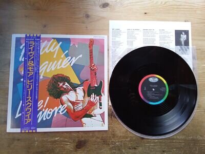 Billy Squier Live & More Excellent 12" 5 Track Vinyl Record ECS-50136 Japanese