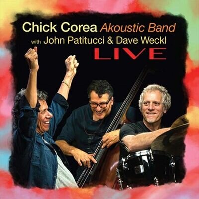 CHICK COREA ACOUSTIC BAND - Live (w. J. Patitucci & D. Weckl) 3 LP vinyl SEALED