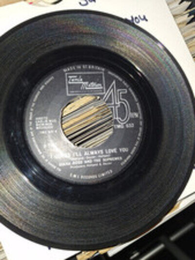 DIANA ROSS AND THE SUPREMES-IN AND OUT OF LOVE 7"VINYL 45RPM MOTOWN TMG 632 GD