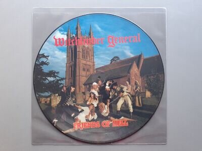 WITCHFINDER GENERAL Friends Of Hell UK 1983 LP picture disc VINYL RECORD