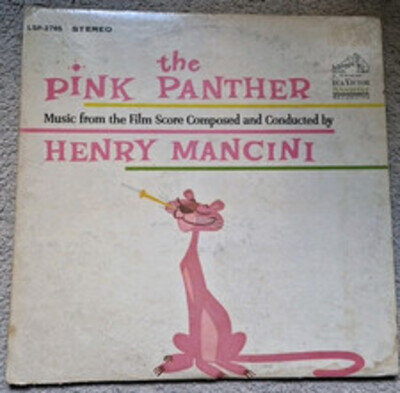 THE PINK PANTHER SOUNDTRACK LP - HENRY MANCINI - 1963 RCA DYNAGROOVE LSP-2795