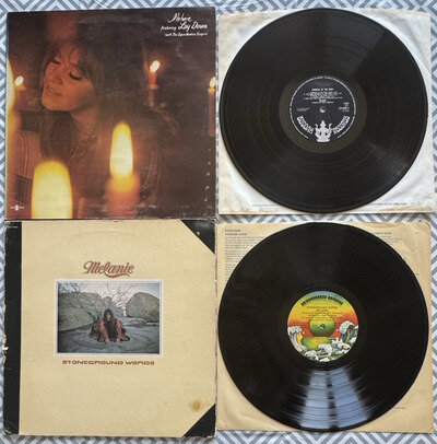 Melanie - Stoneground Words & Candles In The Rain, Vinyl LP, 12" Record Album