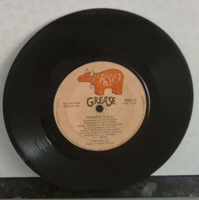 FRANKIE VALLI 'GREASE' 7" VINYL SINGLE