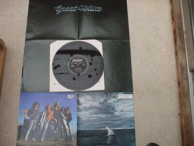 GREAT WHITE - CONGO - GIANT POSTER - 3 TRACK EP - 1991 - GLAM ROCK - £8