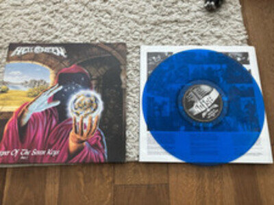 Helloween Keeper of the Seven Keys blue vinyl hard rock thrash metal