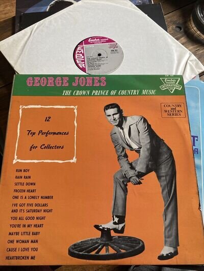 George Jones Ember Records Country Western Vinyl CW 101