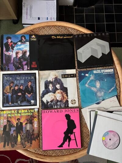Job Lot: 18 New Wave / Synth 70s/80s Singles 45s (AAU)