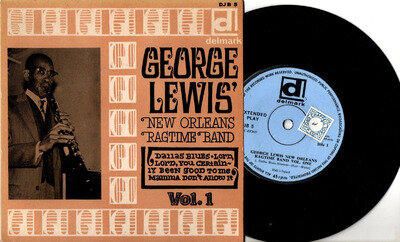 George Lewis' New Orleans Ragtime Band:EP:Vol. 1:UK Delmark: