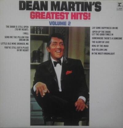 Greatest Hits! Volume 2 Dean Martin - 's 1968 Records Top-quality